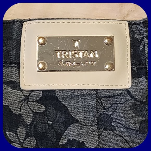 TRISTAN || Stretchy Ombre Blue Floral Shorts - Picture 6 of 6